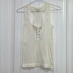 Tie up tank top